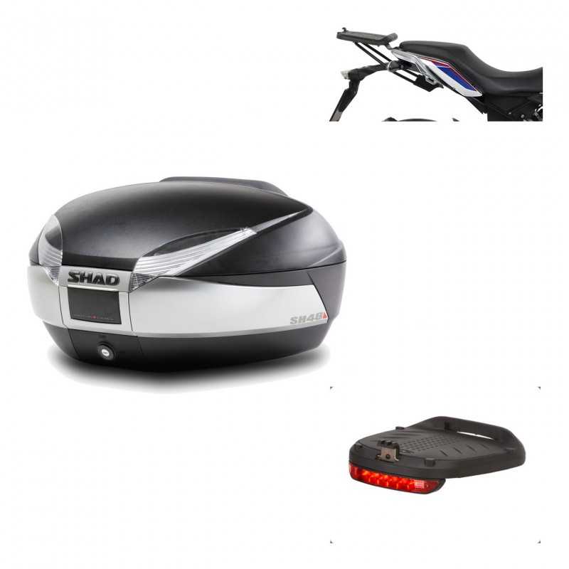 Back trunk + big top fitting + brake light  SH48 TITANIUM PREMIUM
