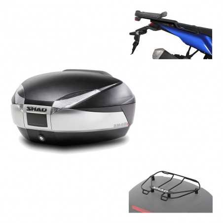 Back trunk + big top fitting + top grid rack  SH48 TITANIUM PREMIUM