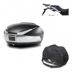 Back trunk + big top fitting + internal bag  SH48 TITANIUM PREMIUM