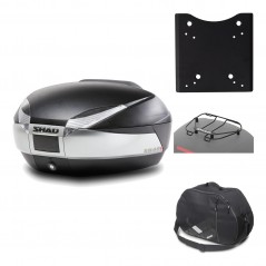 Rear trunk + mounting hardware + accessories  SH48 TITANIUM PREMIUM