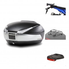 SHAD Baul trasero + herraje montaje accesorios SH48 TITANIUM PREMIUM KIT-186524