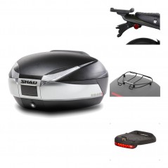 Rear trunk + mounting hardware + accessories  SH48 TITANIUM PREMIUM