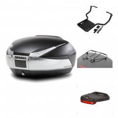 Rear trunk + mounting hardware + accessories  SH48 TITANIUM PREMIUM