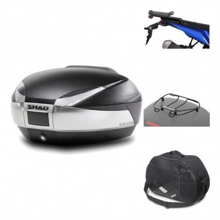 SHAD Baul trasero + herraje montaje accesorios SH48 TITANIUM PREMIUM KIT-186525