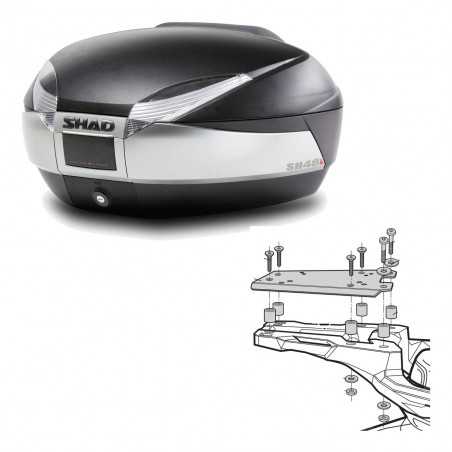 SHAD Baul trasero + herraje montaje SH48 TITANIUM PREMIUM KIT-186175