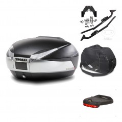 Rear trunk + mounting hardware + accessories  SH48 TITANIUM PREMIUM