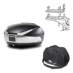 Back trunk + big top fitting + internal bag  SH48 TITANIUM PREMIUM