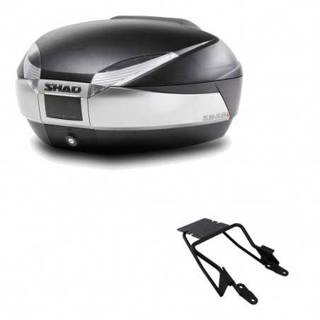 SHAD Baul trasero + herraje montaje SH48 TITANIUM PREMIUM KIT-186527
