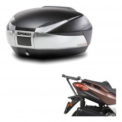 SHAD Baul trasero + herraje montaje SH48 TITANIUM PREMIUM KIT-186575