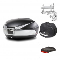 Rear trunk + mounting hardware + accessories  SH48 TITANIUM PREMIUM