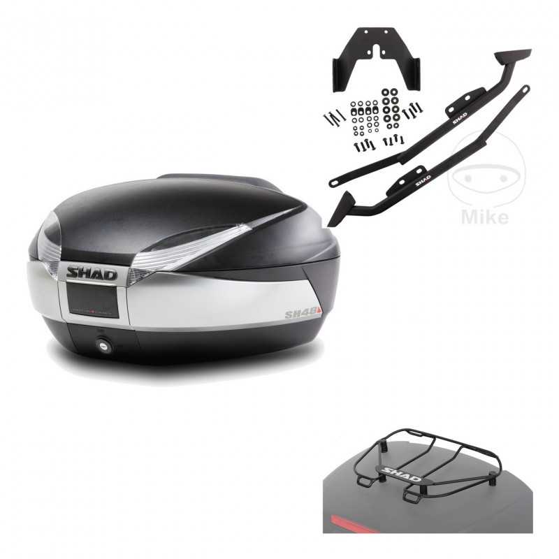 Back trunk + big top fitting + top grid rack  SH48 TITANIUM PREMIUM