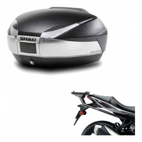 SHAD Baul trasero + herraje montaje SH48 TITANIUM PREMIUM KIT-186327