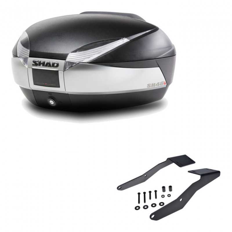 SHAD Baul trasero + herraje montaje SH48 TITANIUM PREMIUM KIT-186127