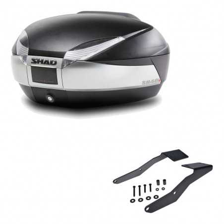 SHAD Baul trasero + herraje montaje SH48 TITANIUM PREMIUM KIT-186127