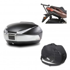 Back trunk + top fitting + internal bag  SH48 TITANIUM PREMIUM