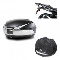 Back trunk + big top fitting + internal bag  SH48 TITANIUM PREMIUM