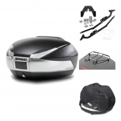 Rear trunk + mounting hardware + accessories  SH48 TITANIUM PREMIUM