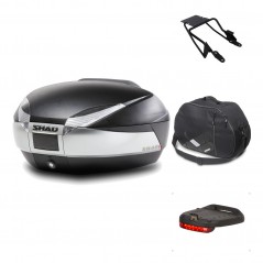 Rear trunk + mounting hardware + accessories  SH48 TITANIUM PREMIUM