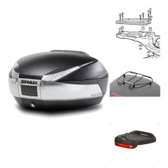 Rear trunk + mounting hardware + accessories  SH48 TITANIUM PREMIUM
