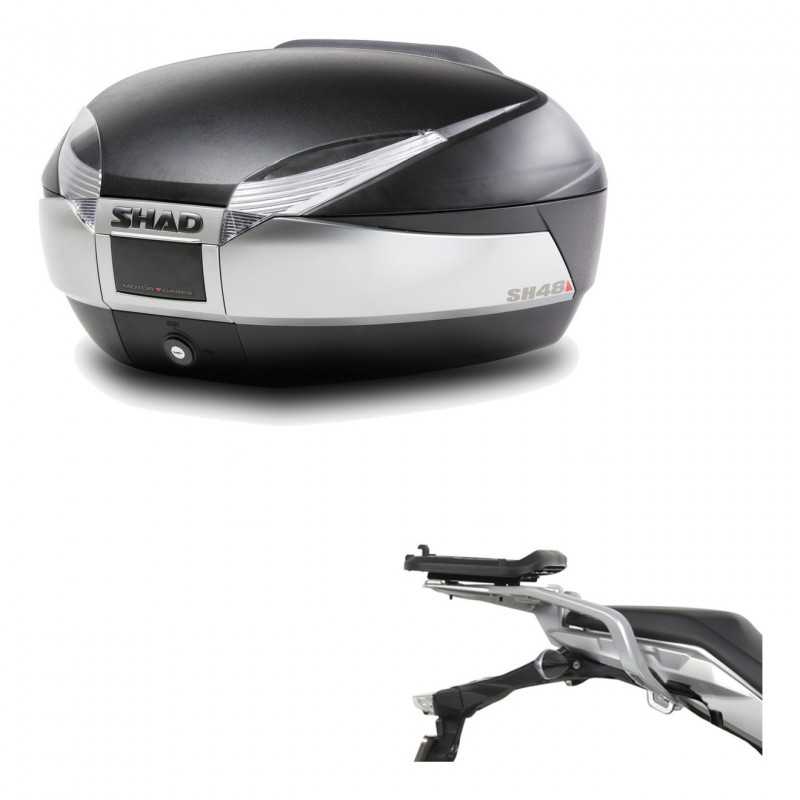 SHAD Baul trasero + herraje montaje SH48 TITANIUM PREMIUM KIT-186279