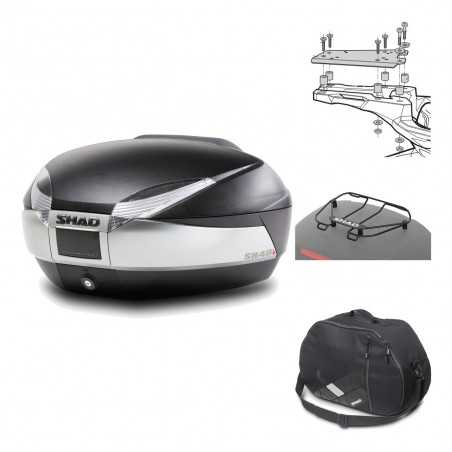 Rear trunk + mounting hardware + accessories  SH48 TITANIUM PREMIUM