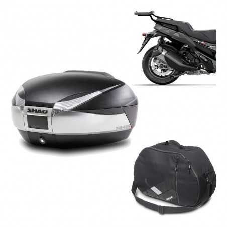Back trunk + big top fitting + internal bag  SH48 TITANIUM PREMIUM