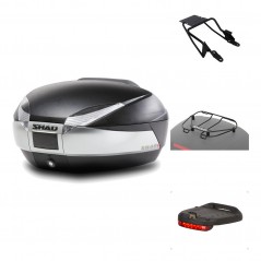 Rear trunk + mounting hardware + accessories  SH48 TITANIUM PREMIUM