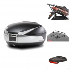 Rear trunk + mounting hardware + accessories  SH48 TITANIUM PREMIUM