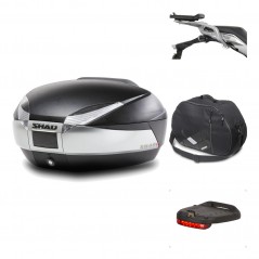 Rear trunk + mounting hardware + accessories  SH48 TITANIUM PREMIUM