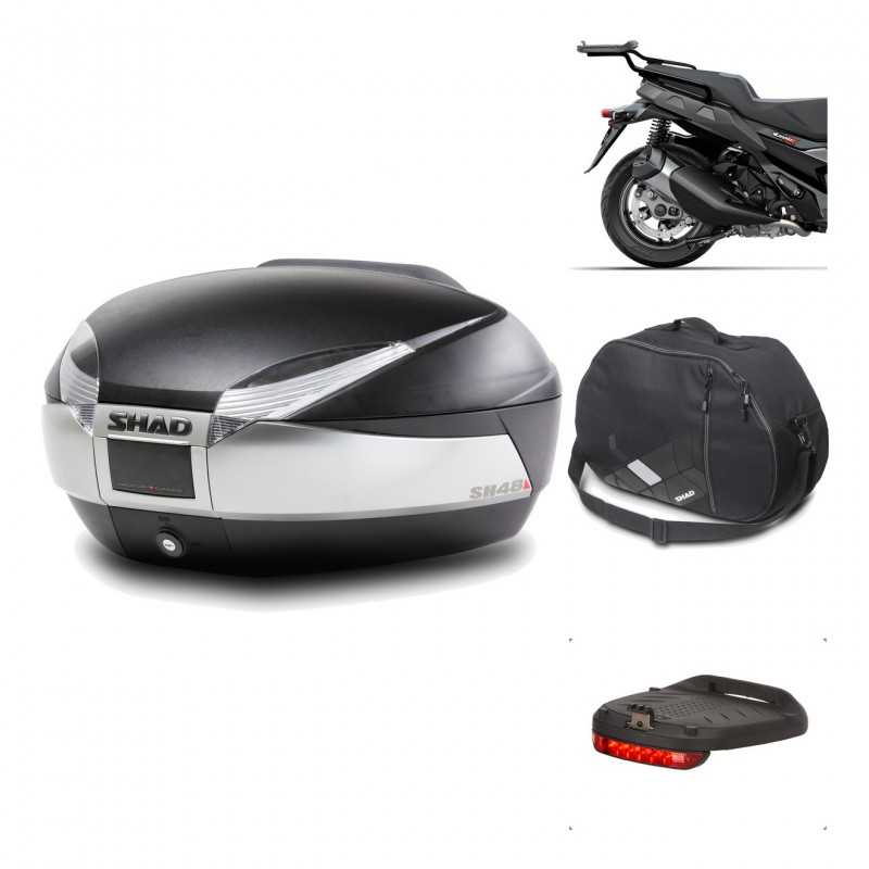 Rear trunk + mounting hardware + accessories  SH48 TITANIUM PREMIUM