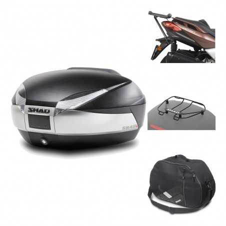 SHAD Baul trasero + herraje montaje accesorios SH48 TITANIUM PREMIUM KIT-186581