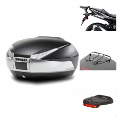 Rear trunk + mounting hardware + accessories  SH48 TITANIUM PREMIUM