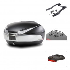 Rear trunk + mounting hardware + accessories  SH48 TITANIUM PREMIUM