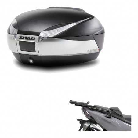 SHAD Baul trasero + herraje montaje SH48 TITANIUM PREMIUM KIT-186183