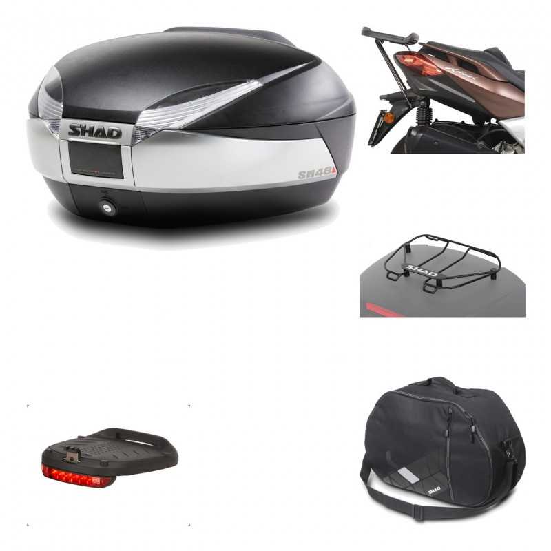 Rear trunk + mounting hardware + accessories  SH48 TITANIUM PREMIUM