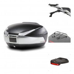 Rear trunk + mounting hardware + accessories  SH48 TITANIUM PREMIUM
