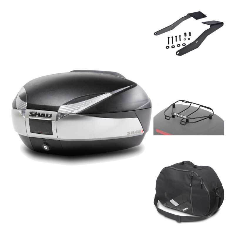 Rear trunk + mounting hardware + accessories  SH48 TITANIUM PREMIUM