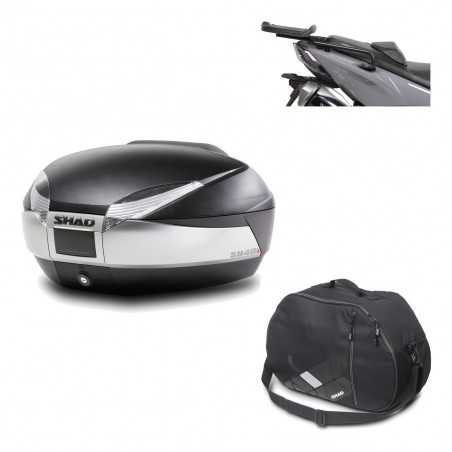 Back trunk + big top fitting + internal bag SH48 TITANIUM PREMIUM
