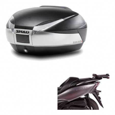 SHAD Baul trasero + herraje montaje SH48 TITANIUM PREMIUM KIT-186535