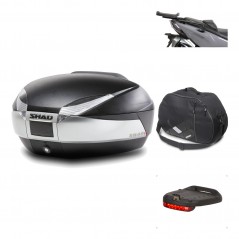 Rear trunk + mounting hardware + accessories  SH48 TITANIUM PREMIUM
