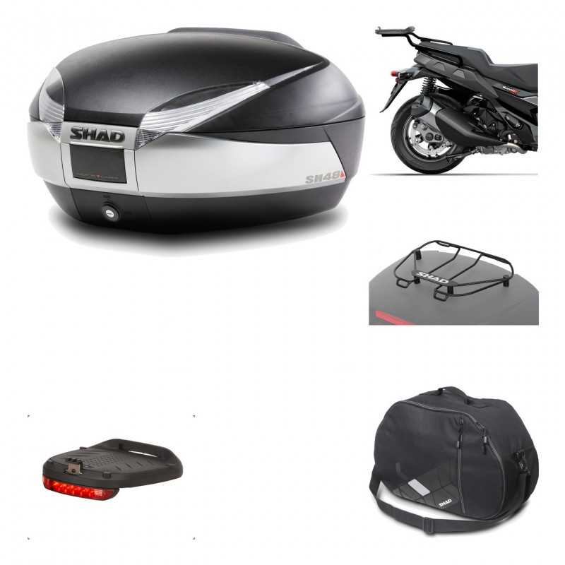 Rear trunk + mounting hardware + accessories  SH48 TITANIUM PREMIUM