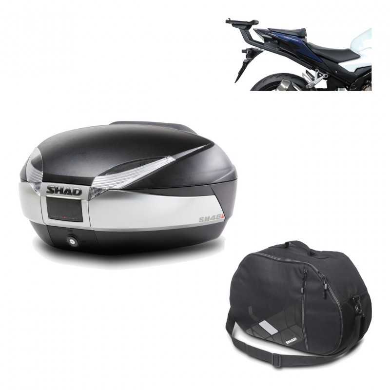 Back trunk + big top fitting + internal bag  SH48 TITANIUM PREMIUM