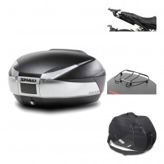 Rear trunk + mounting hardware + accessories  SH48 TITANIUM PREMIUM