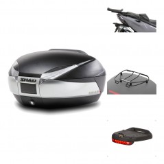 Rear trunk + mounting hardware + accessories  SH48 TITANIUM PREMIUM