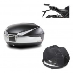 Back trunk + top fitting + internal bag  SH48 TITANIUM PREMIUM