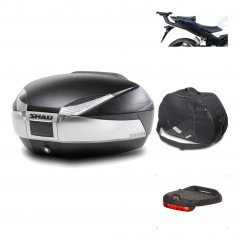 Rear trunk + mounting hardware + accessories  SH48 TITANIUM PREMIUM