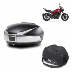 Back trunk + big top fitting + internal bag  SH48 TITANIUM PREMIUM