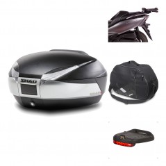 Rear trunk + mounting hardware + accessories  SH48 TITANIUM PREMIUM
