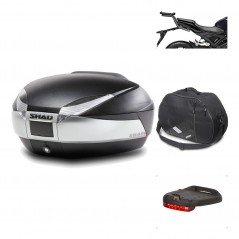 Rear trunk + mounting hardware + accessories  SH48 TITANIUM PREMIUM