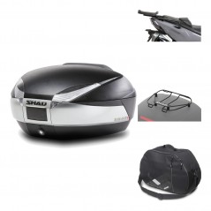 Rear trunk + mounting hardware + accessories  SH48 TITANIUM PREMIUM